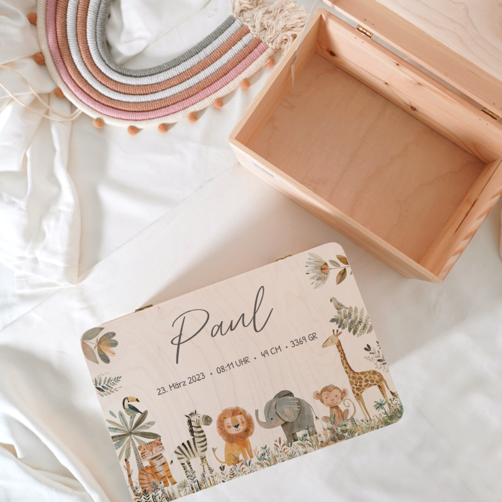 Personalisiertes Geschenk zur Geburt