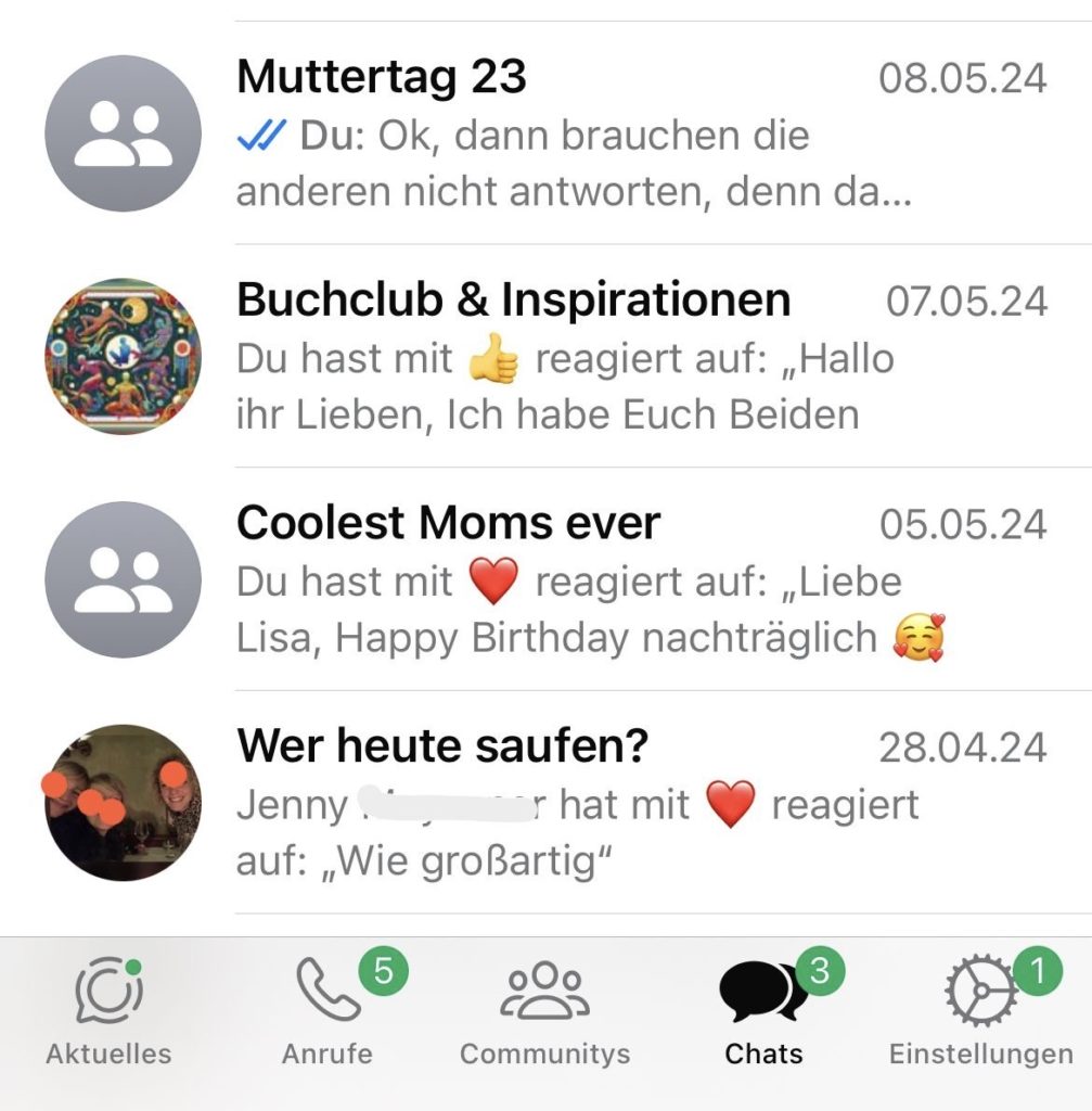 WhatsApp-Gruppen