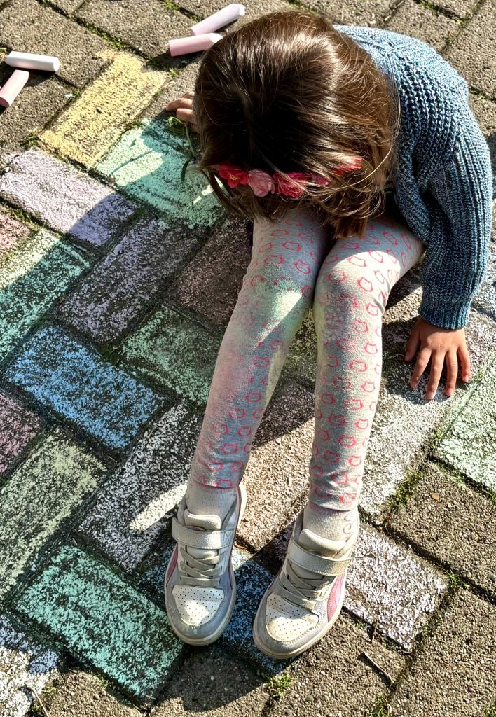 graumel leggings kreide