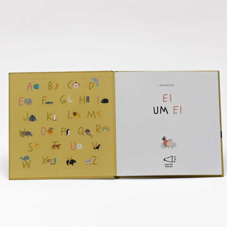 Lauter Verlag 2 BuchstabenBuch Ei um Ei vorsatz