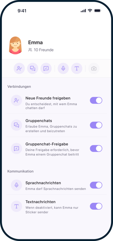 Ping Screenshot Einstellungen