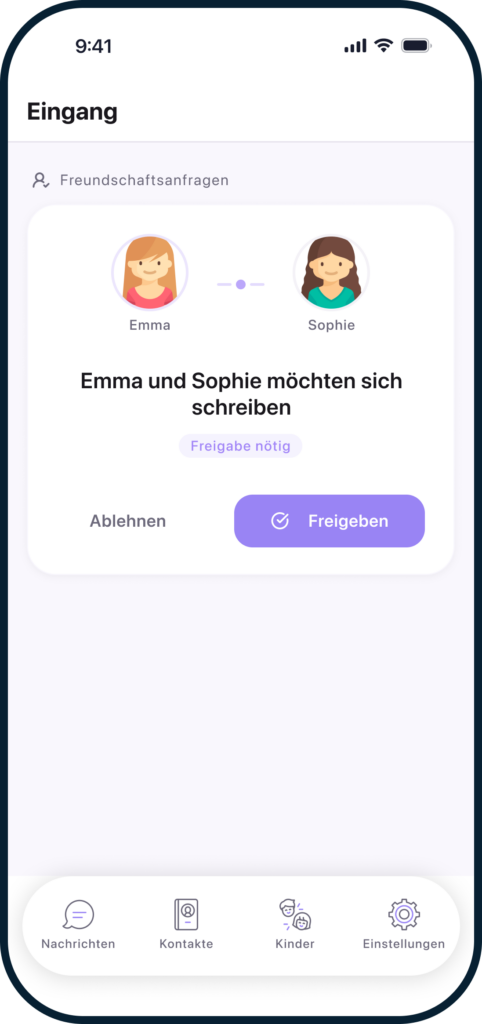 Ping Screenshot Freundschaftsanfrage